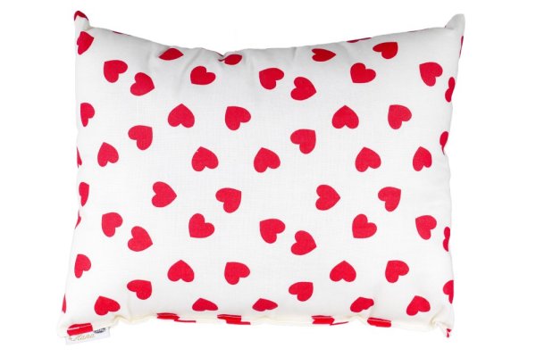 Premium Herb pillow for a good sleep, big - Luxury pillow pattern: L05 Duhová srdce