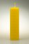 Candle from beeswax, width 40mm, height 133mm