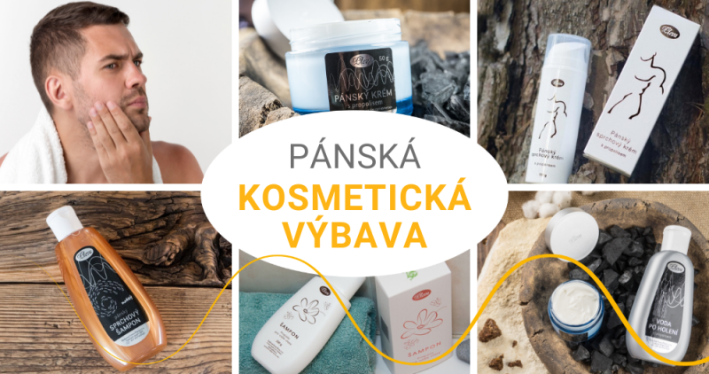 Péče o mužskou pleť a pánská kosmetická výbava
