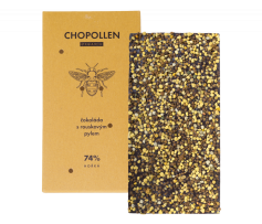 Chopollen - BIO hořká čokoláda s rouskovým pylem