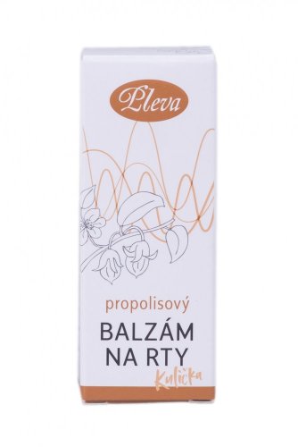 Roll-on lip balm with propolis