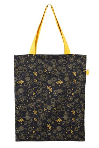 Cotton shopping bag, various patterns - Pattern: Meadow