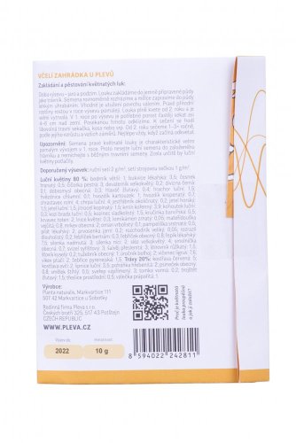Osivo Včelí zahrádka u Plevů - Hmotnost: 10 g