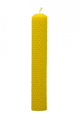 Candles from beeswax, width 30mm, height 167mm