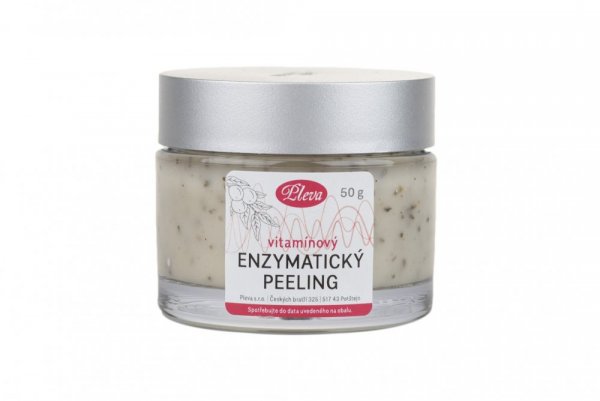Peeling with enzymes and vitamins