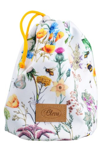 Fabric Cosmetic Organizer Bag, various patterns - Pattern: Peonies