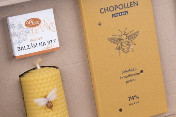The magic of bee products - color of the inner insert: Brown