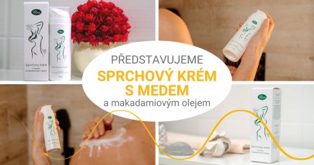 Sprchový krém s medem a makadamiovým olejem