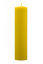 Svíčka ze včelího vosku Pleva, šíře 50mm, různé výšky - Výška svíčky: 67 mm