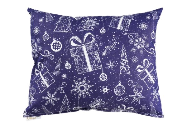 Winterliches Kräuterkissen - Größe: 17 x 17 cm