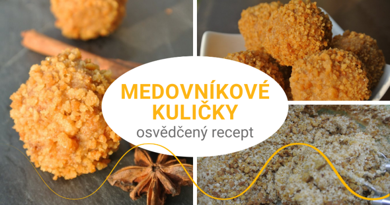 Vyzkoušejte medovníkové kuličky