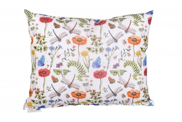 Premium Herb pillow for a good sleep, big - Luxury pillow pattern: L05 Duhová srdce