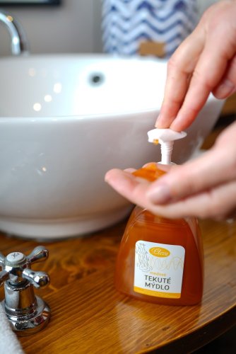 Flüssigseife mit Honig