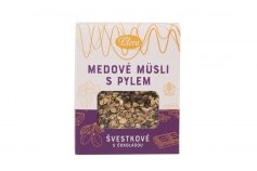 Medové müsli s pylem – švestky s čokoládou