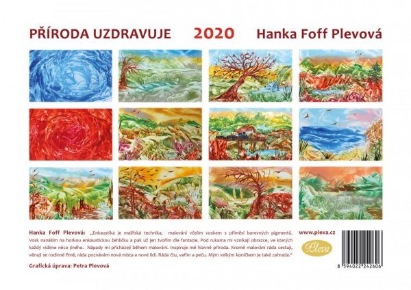 Calendar 2020 - Encaustic - Hana Foff Plevová