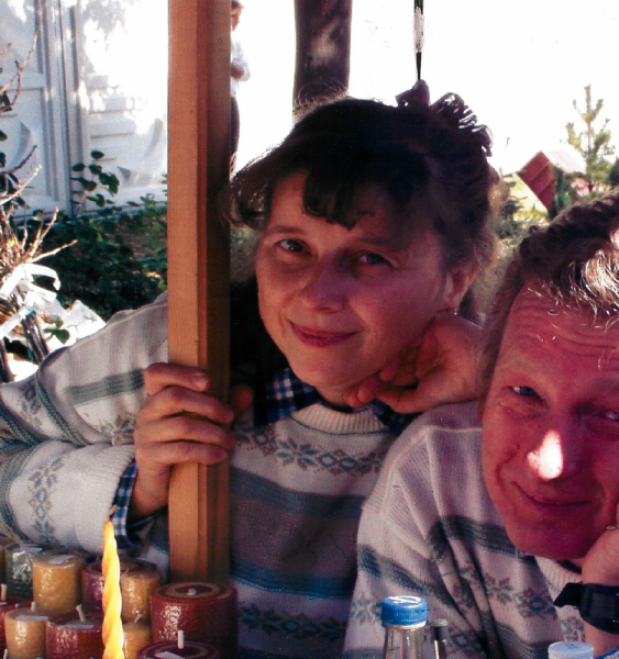 Hanka a Milan na Zahradě Čech 2003
