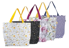 Washable bag made of durable material, various patterns