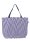 Washable bag made of durable material, various patterns - Pattern: Blue and white zigzag stripes