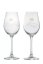 Mead glasses from Pleva - Honigweinglas: 1 pc with wavy lines + 1 pc with a castle