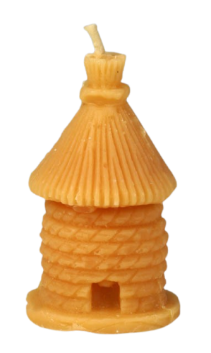 Beeswax candle, Hand Poured - big beehive