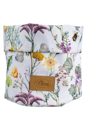 Fabric Cosmetic Organizer Bag, various patterns - Pattern: Meadow