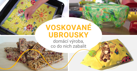 Jak si vyrobit voskované ubrousky (a co do nich zabalit)