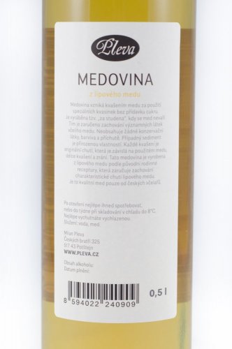 Linden Mead wine 0,5l  - Pleva