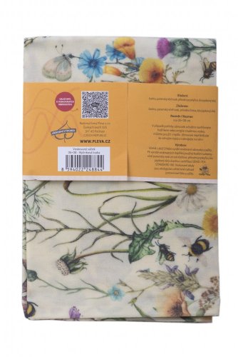 Beeswax-bag 35x38 cm - meadow