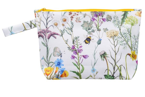 Kosmetiktasche, verschiedene Muster - Muster: Dunkles Bienenmotiv