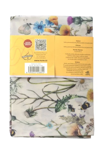 Voskovaný sáček 35x38 cm, různé vzory - Vzor sáčku: Včelí svět Hanky Plevové