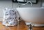 Fabric Cosmetic Organizer Bag, various patterns - Pattern: Meadow