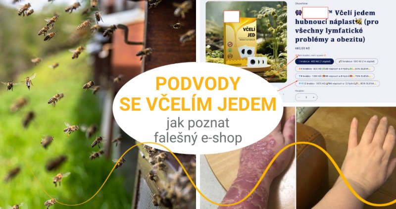 Nenaleťte podvodům se včelím jedem: 7 rad, jak poznat falešný e-shop