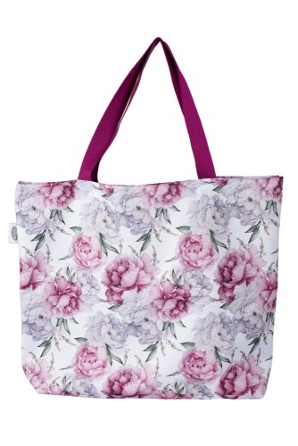 Washable bag made of durable material, various patterns - Pattern: Blue and white zigzag stripes