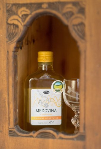 Medovina z lipového medu 0,2l, placatice