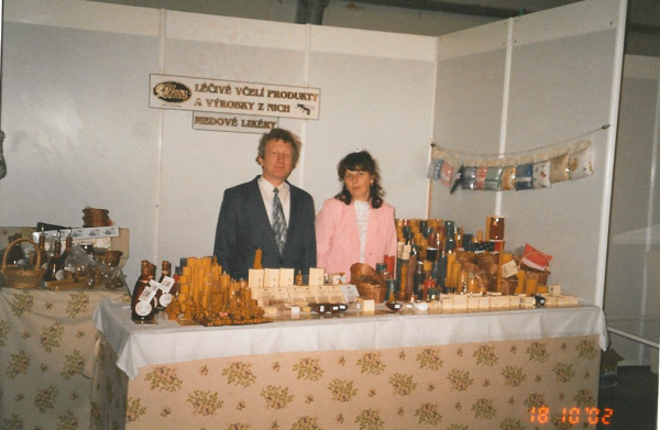 Plevas at the exhibition in Letňany, 2002