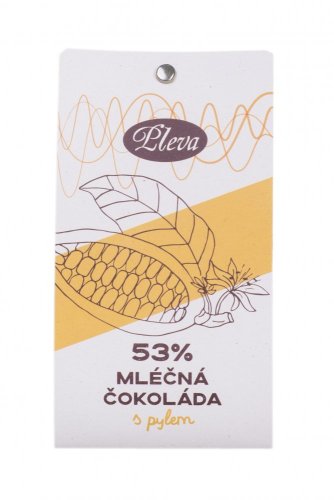 Milchschokolade mit Pollen 53% - Gewicht: 4 g