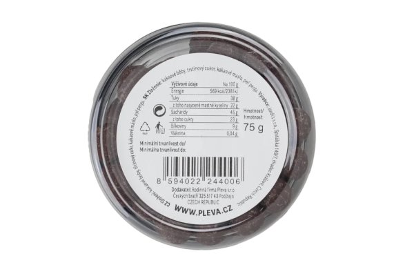 Bienenpollen Perga in 72% dunkler Schokolade