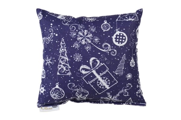 Winterliches Kräuterkissen - Größe: 17 x 17 cm