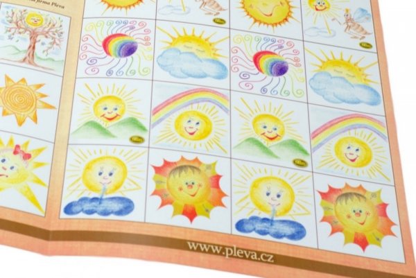 Das Memo-Spiel, Zeichnungen von Hana Foff Plevová - Zeichnung: Sonnen