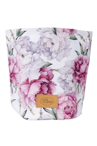 Fabric Cosmetic Organizer Bag, various patterns - Pattern: Peonies