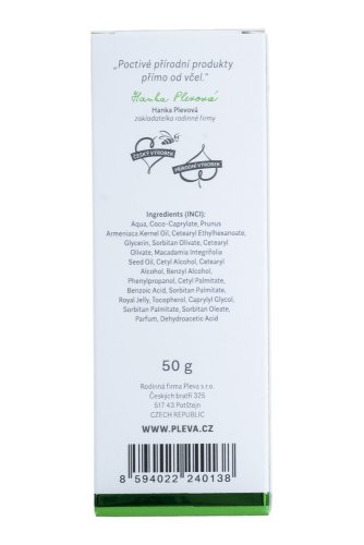 Skin cream with royal jelly - Weight: 120 g in glass