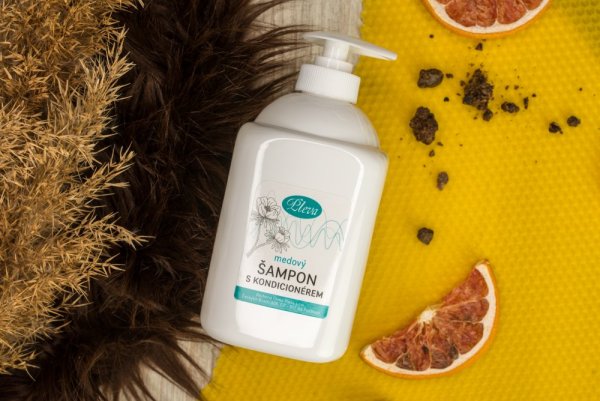 Medový šampon s kondicionérem velké 500g balení