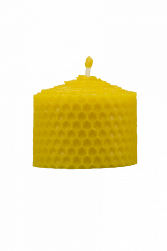 Kerzen aus dem Bienenwachs, die Breite 50mm - Kerzenhöhe: 33 mm