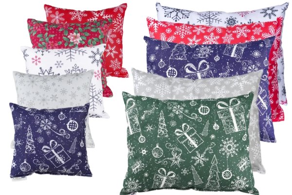 Winterliches Kräuterkissen - Größe: 17 x 17 cm