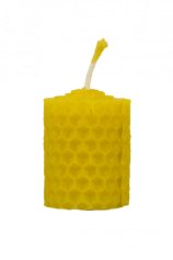 Candles from beeswax, width 30mm, height 33mm