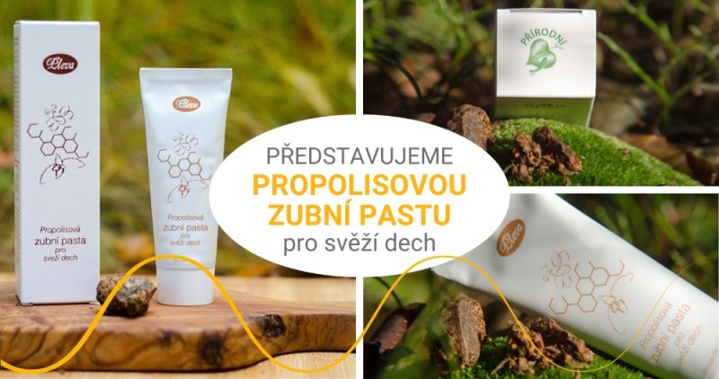 Představujeme Propolisovou zubní pastu pro svěží dech