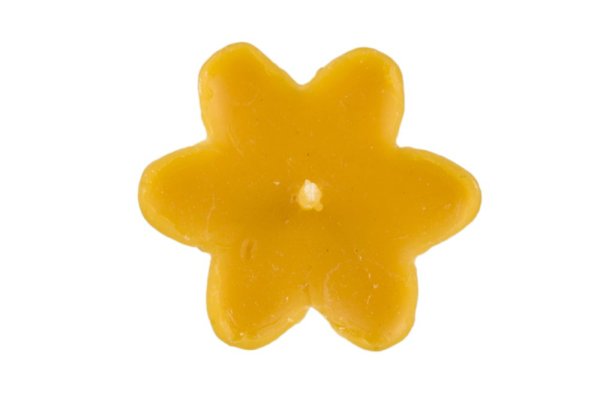 Schwimmende Weihnachtskerzen aus Bienenwachs - Stücke: 1 St.