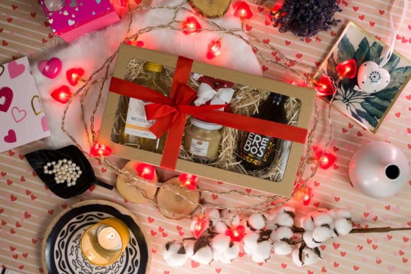 Honig-Valentinsgeschenk