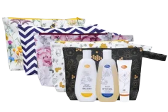 Children's natural cosmetics in a pouch, various patterns