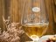 Mead glasses from Pleva - Honigweinglas: 1 pc with wavy lines + 1 pc with a castle